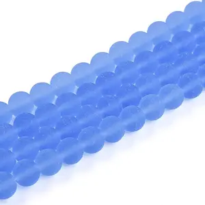 Transparent Glass Beads Strands