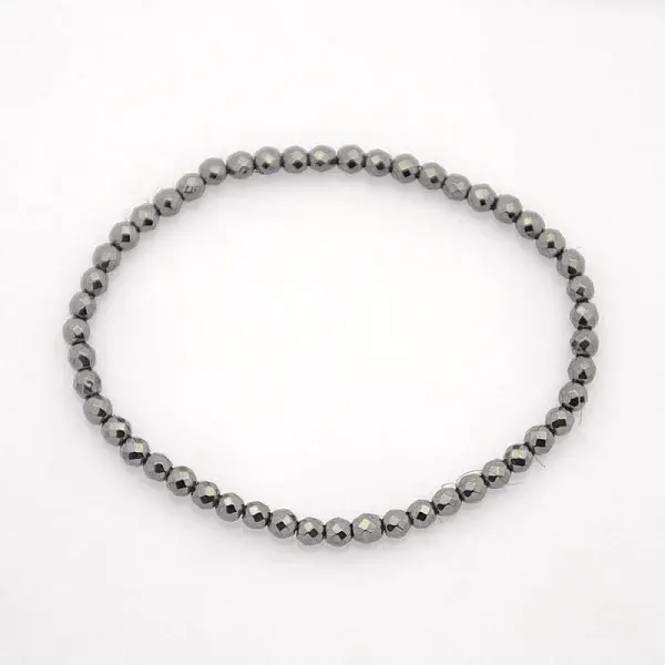 Non-Magnetic Hematite Stretch Bracelets