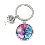 Alloy Glass Keychains