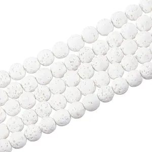 Synthetic Lava Rock Beads Strands