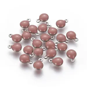 304 Stainless Steel Enamel Charms