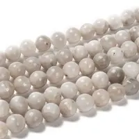 Natural White Crazy Lace Agate Bead Strands