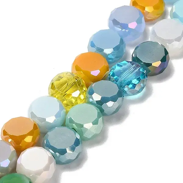 Electroplate Glass Beads Strands