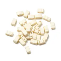 2-Hole Baking Paint Glass Seed Beads