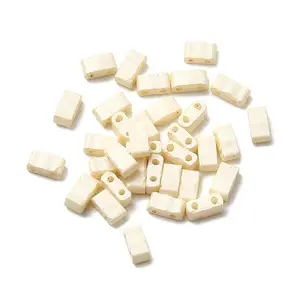 2-Hole Baking Paint Glass Seed Beads