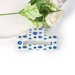 Rectangle with Evil Eye PVC Claw Hair Clips
