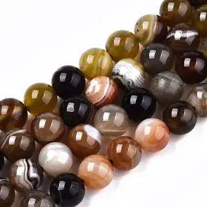 Natural Agate Beads Strands