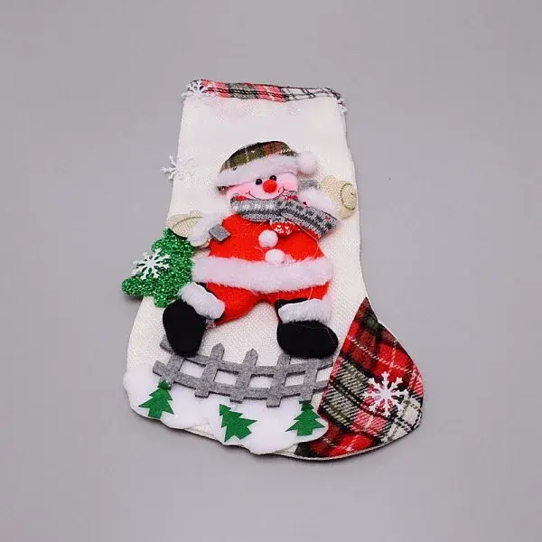 Santa Claus Cloth Hanging Christmas Stocking