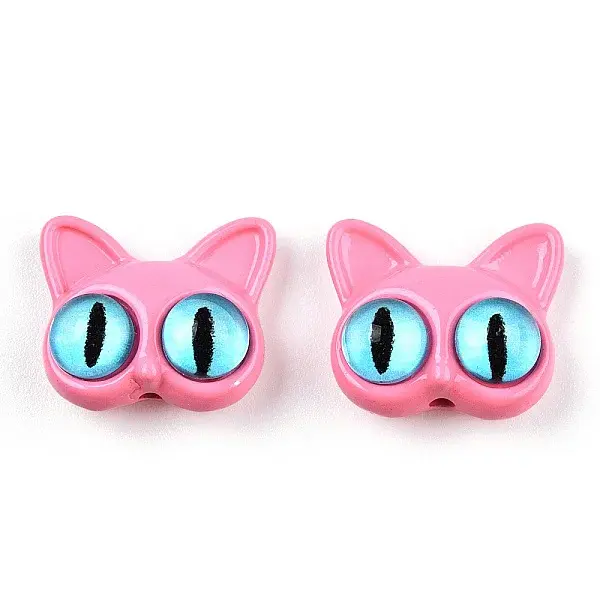 Spray Painted Alloy Beads