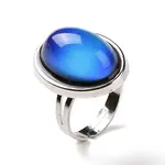 Glass Oval Mood Ring