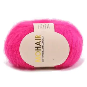 Wool Fibre Yarn for Knitting Soft Mohair Knit Long Wool Yarn DIY Scarf Crochet Thread Supplies