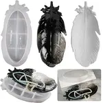 Feather DIY Jewelry Plate Silicone Molds