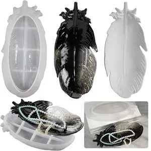 Feather DIY Jewelry Plate Silicone Molds