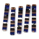 Translucent Resin & Walnut Wood Big Pendants