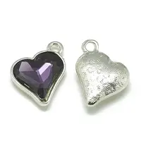 Alloy Glass Pendants