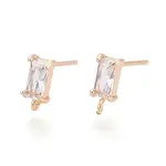 Brass Stud Earring Findings