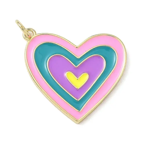 Brass Enamel Pendants