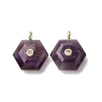 Natural Amethyst Pendants