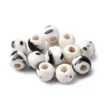 Bright Glazed Porcelain Beads