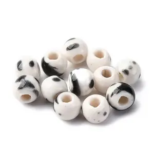 Bright Glazed Porcelain Beads