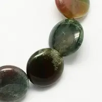 Natural Indian Agate Stone Bead Strands