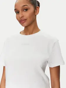 Guess Primula Rhinestones Boxy Tee L