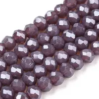 Electroplate Glass Beads Strands