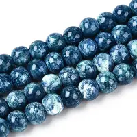 Baking Paint Glass Beads Strands