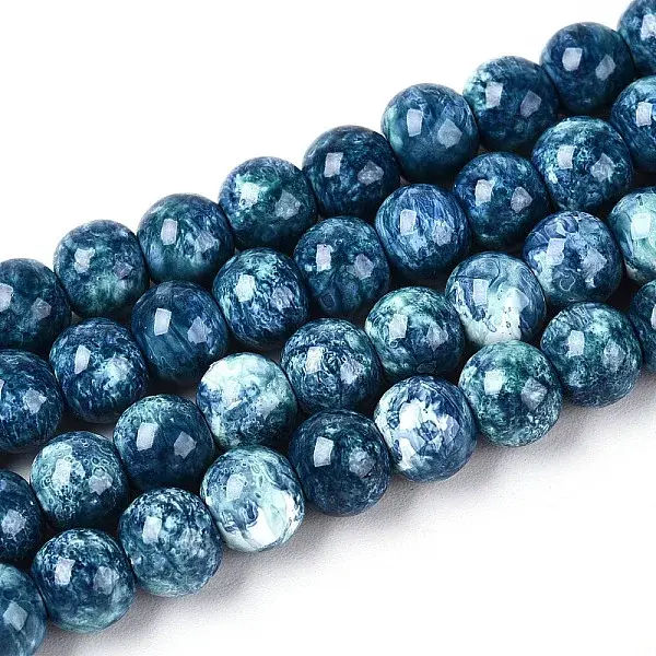 Baking Paint Glass Beads Strands