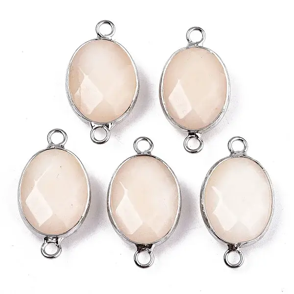 Natural White Jade Links/Connectors