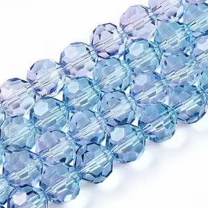 Baking Paint Transparent Glass Beads