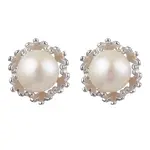 Natural Pearl Ear Studs
