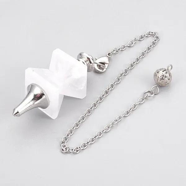 Natural Quartz Crystal Dowsing Pendulums