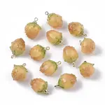 Handmade Epoxy Resin Flower Pendants