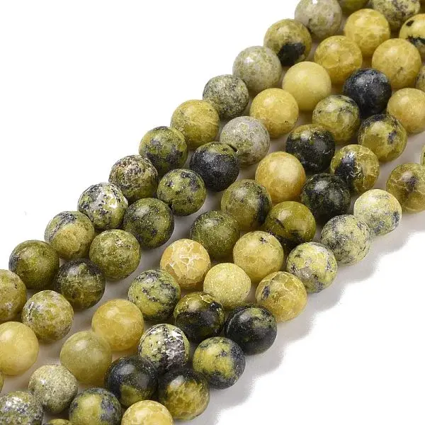 Natural Yellow Turquoise(Jasper) Beads Strands