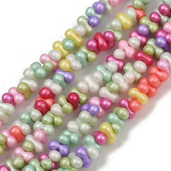 Electroplate Glass Beads Strands