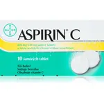 Aspirin Aspirin C 400 mg/240 mg šumivé tablety ke snížení horečky a tlumení bolesti 10 tbl