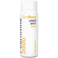 GymBeam L-Carnitine Liquid Shot 3000 doplněk stravy pro sportovce příchuť Pineapple 60 ml