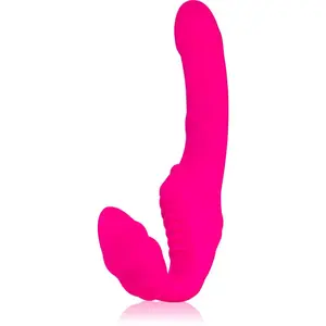 You2Toys Vibrating Strapless Strap-on vibrátor so stimulátorom klitorisu 21,8 cm