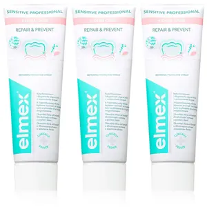 Elmex Sensitive Professional Repair & Prevent zubná pasta pre citlivé zuby 3x75 ml