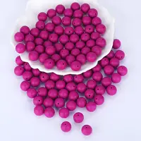 Round Silicone Focal Beads