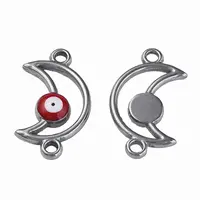 304 Stainless Steel Enamel Connector Charms