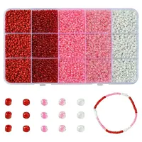 5 Colors Glass Seed Beads