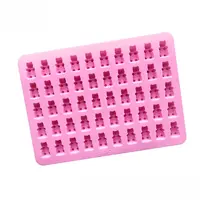 50-Cavity Silicone Bear Wax Melt Molds