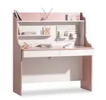 Psací stůl se zásuvkami viviana - růžová, bílá