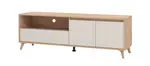 Tv stolek 157 pattie - dub, béžová