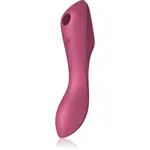 Satisfyer Curvy TRINITY 3 vibrátor se stimulátorem klitorisu Red 17.7 cm