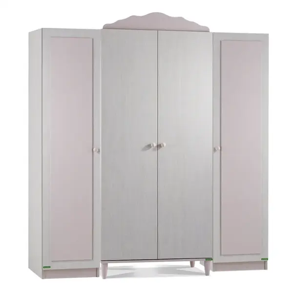 Šatní sestava 4d chere - bříza/růžová