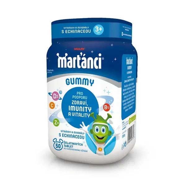 Marťánci Gummy Echinacea 20mg 50 tablet