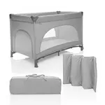 Postieľka skladacia Lely, Silver Grey